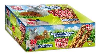 Палочки SHOW BOX д/грызунов SEEVEN SEEDS с витамин.минер.30 шт*4 S501