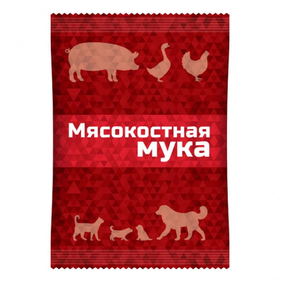 Мука мясокостная 600 гр  15 шт