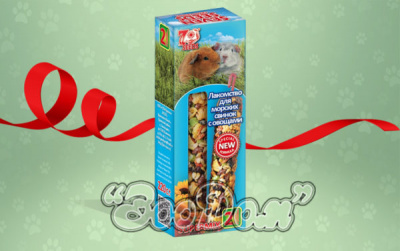 SUPERMIX Лакомство зерновое д/морских свинокSEVEN SEEDS ФРУКТЫ 220Г*12 шт