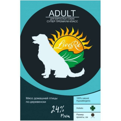 LiveRа сух. д/ взрослых собак Adult 3,5 кг