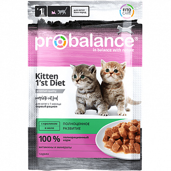 ProBalance д/котят Кролик желе 85 гр (28шт)