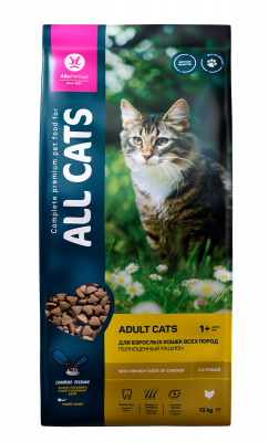 ALL CATS д/кош.взрослых пм.13 кг
