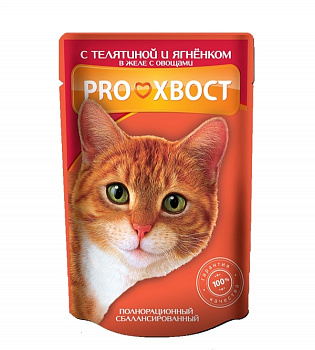 PROХВОСТ 85 г. Телятина-Ягненок в желе