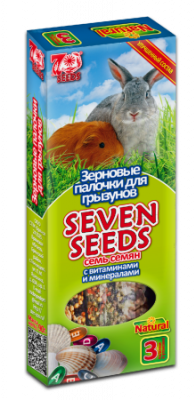 Палочки SEVEN SEEDS д/грызунов с витам.минер. 3шт*22   90 гр S402